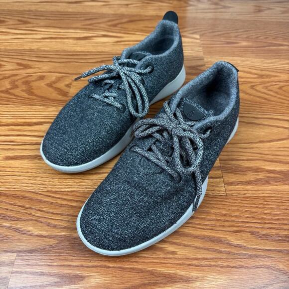 AllBirds Merino Wool running shoes Natural Gray Mens Sz 10 - Picture 2 of 10